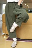 Cooper Needlecord Quirky Cocoon Pant Deep Moss  /14 =